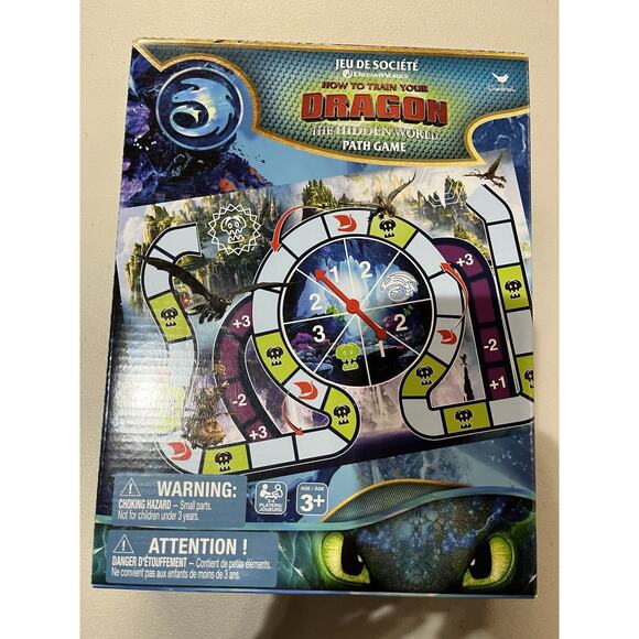 How to Train Your Dragon: The Hidden World Path Game Ages 3 And Up: NEW IN BOX - Picture 1 of 2